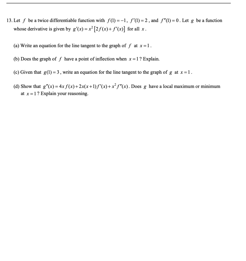 The Second Derivative Test